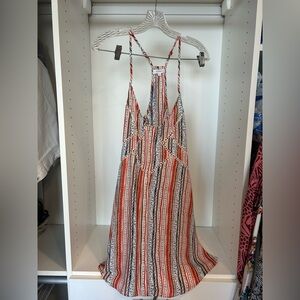 Olivaceous Multicolor Patterned Dress Size Small